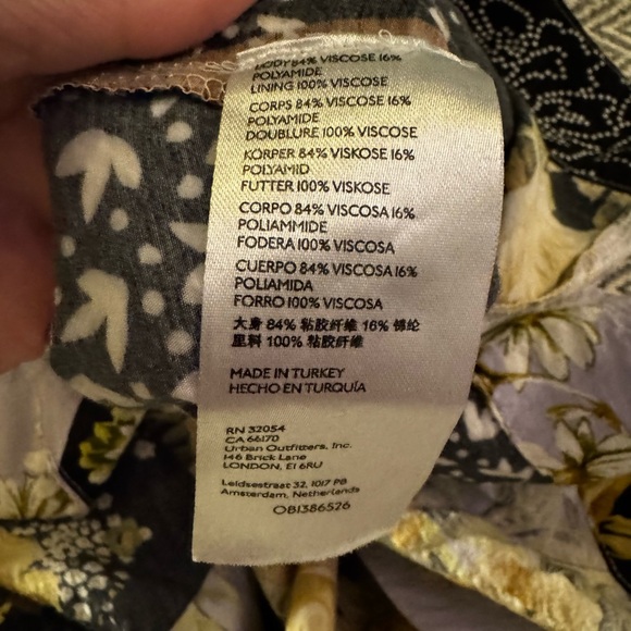 Maeve Black and Yellow Floral Maxi Dress - Picture 7 of 8